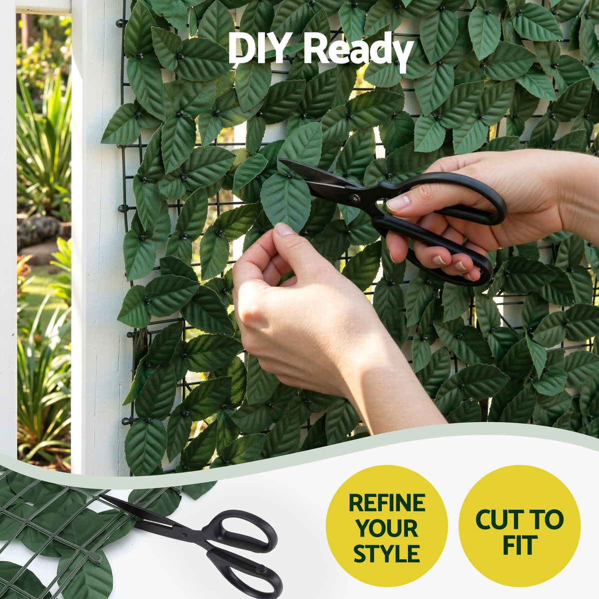 Gardeon Artificial Ivy Privacy Fence Screen Greenery Backdrop Panel for Balcony Patio Garden