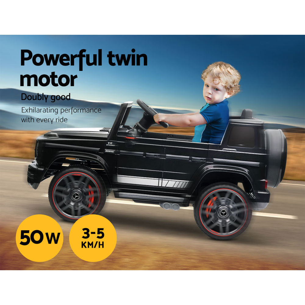 Mercedes-Benz AMG G63 Kids Electric Ride-On Car Remote Black