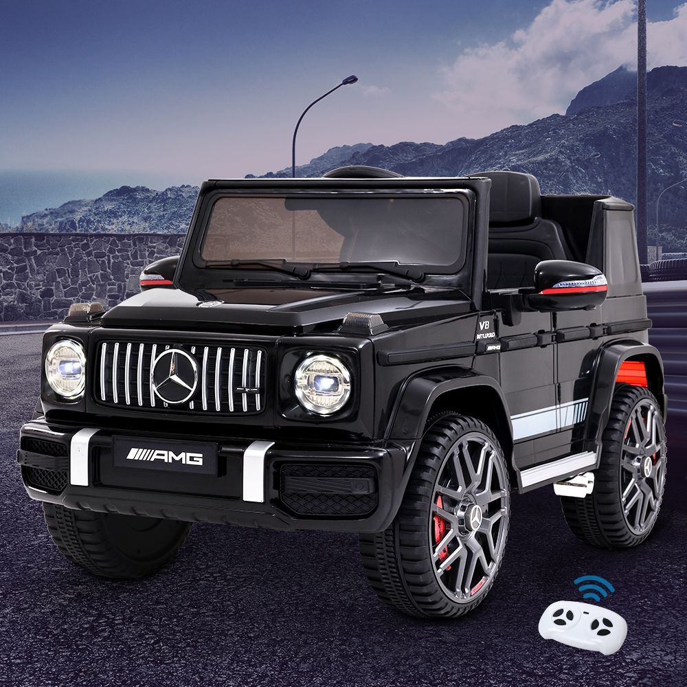 Mercedes-Benz AMG G63 Kids Electric Ride-On Car Remote Black