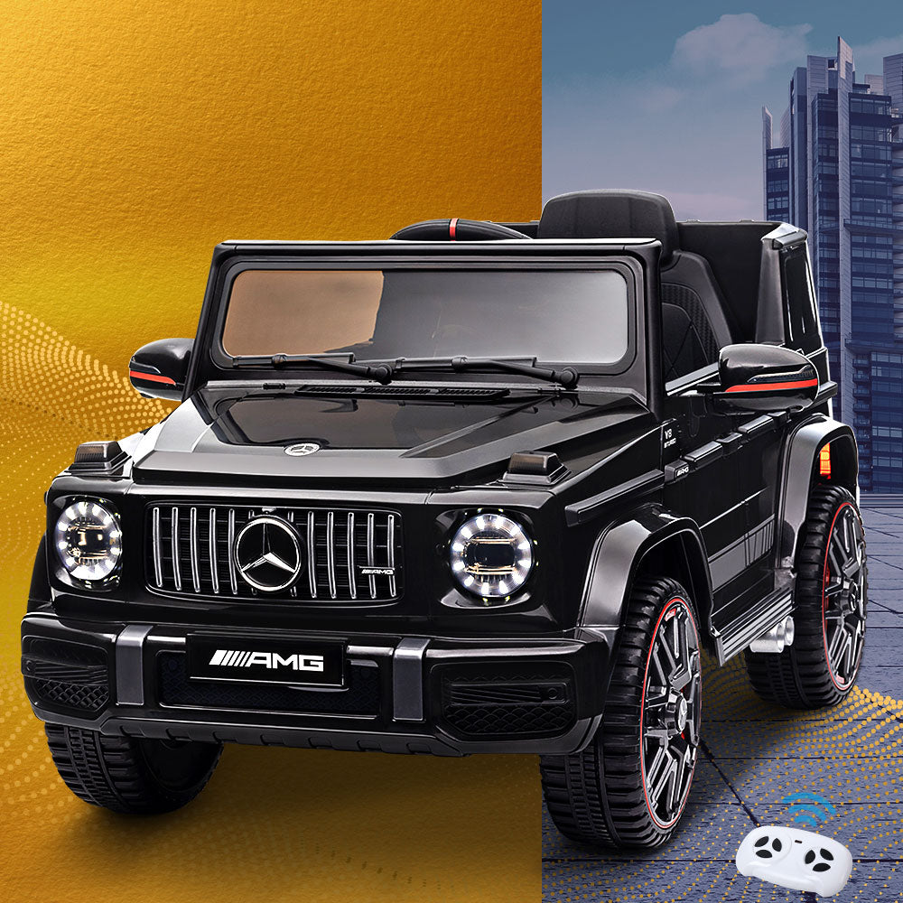 Mercedes-Benz AMG G63 Kids Electric Ride-On Car Remote Black