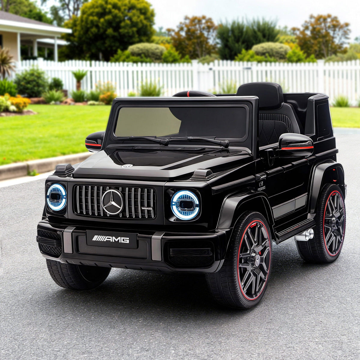 G63 Kids Electric Ride On Car Remote Control Black