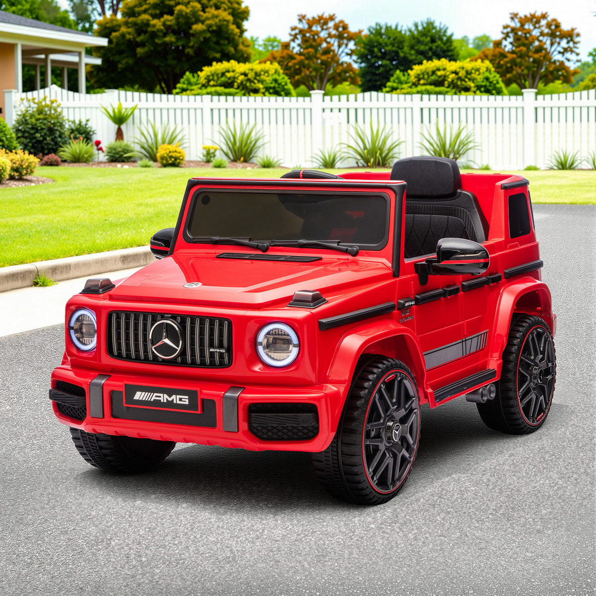 G63 Kids Electric Ride On Car Remote Control Red