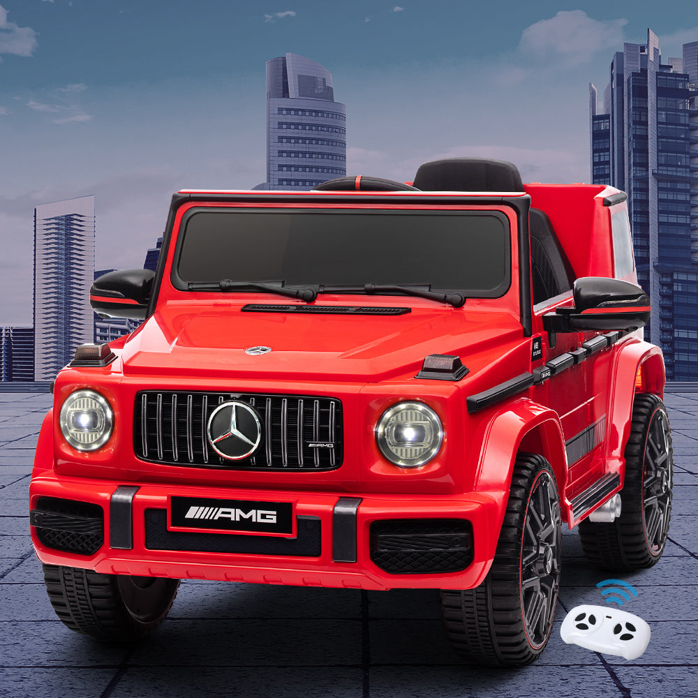 Mercedes-Benz AMG G63 Kids Electric Ride On Car Red Remote Control