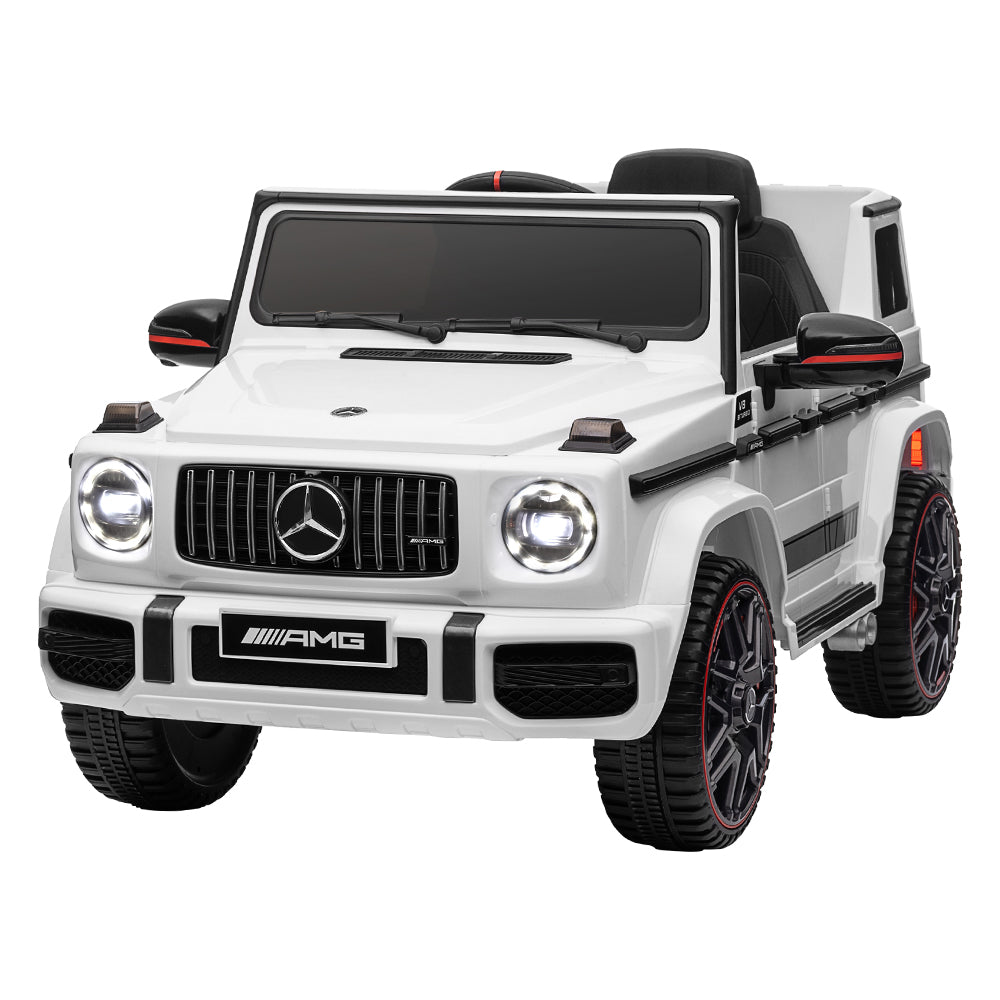 Mercedes-Benz AMG G63 Kids Electric Ride-On Car Remote White