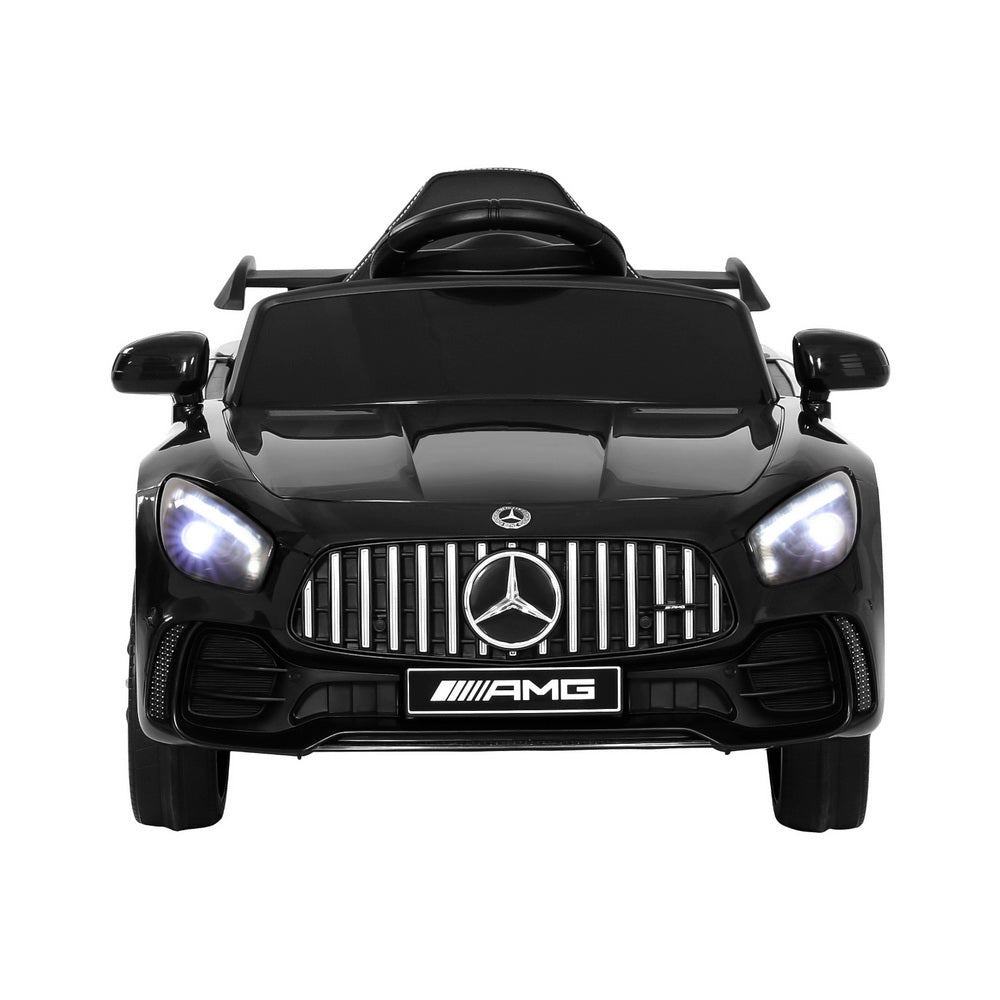 Mercedes-Benz AMG GTR Kids Electric Ride-On Car Black Remote-Controlled