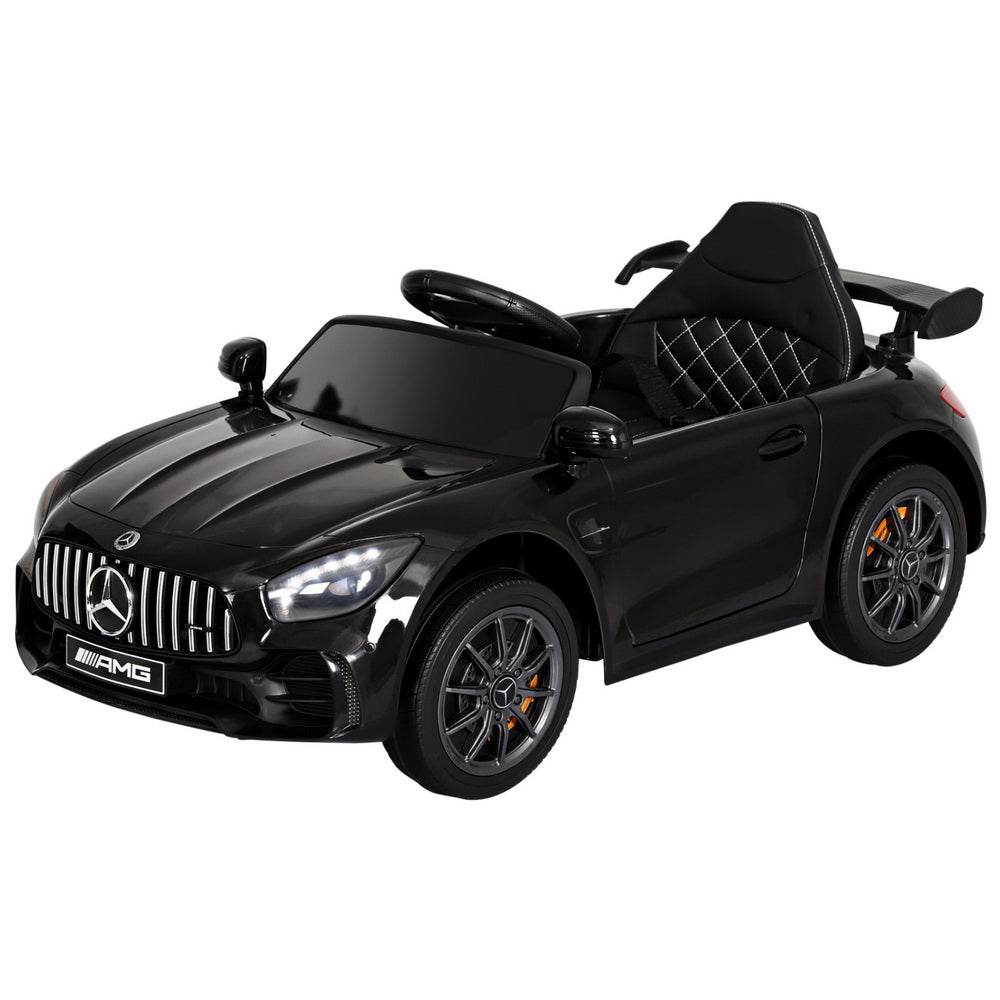 Mercedes-Benz AMG GTR Kids Electric Ride-On Car Black Remote-Controlled