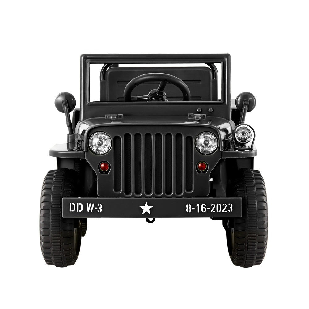Rigo Kids Electric Jeep 12V Remote Control Black