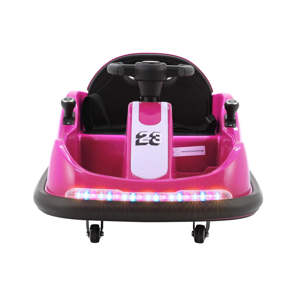 Rigo 6V Kids Electric Bumper Kart Remote Control Pink
