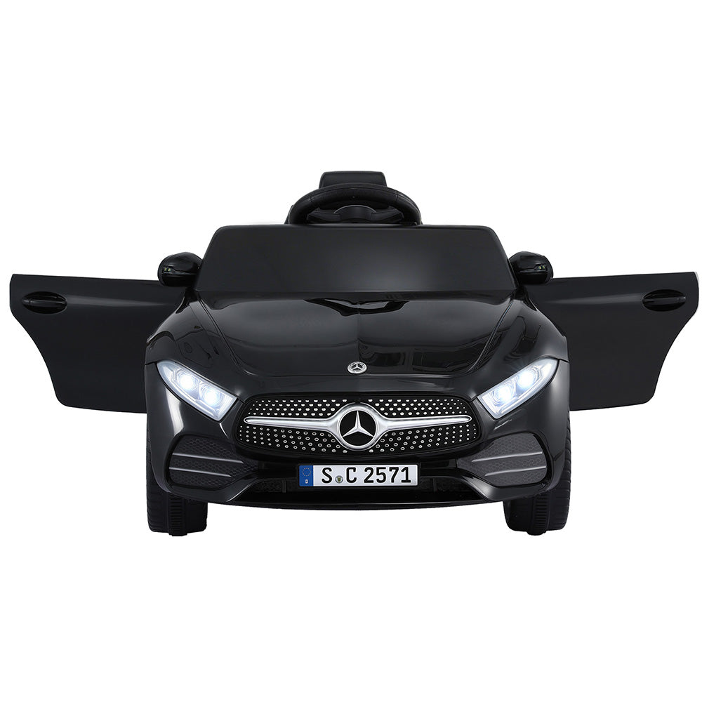 Licensed Kids Electric Ride-On Car Black Music Remote Control