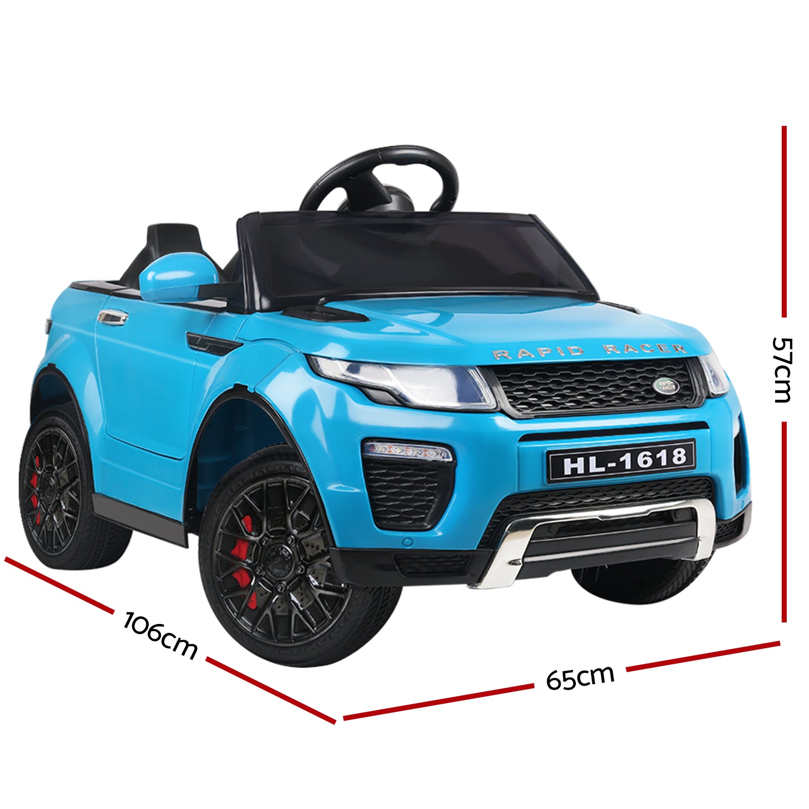 Rigo Kids 12V Electric Ride On Car SUV Blue Remote Control