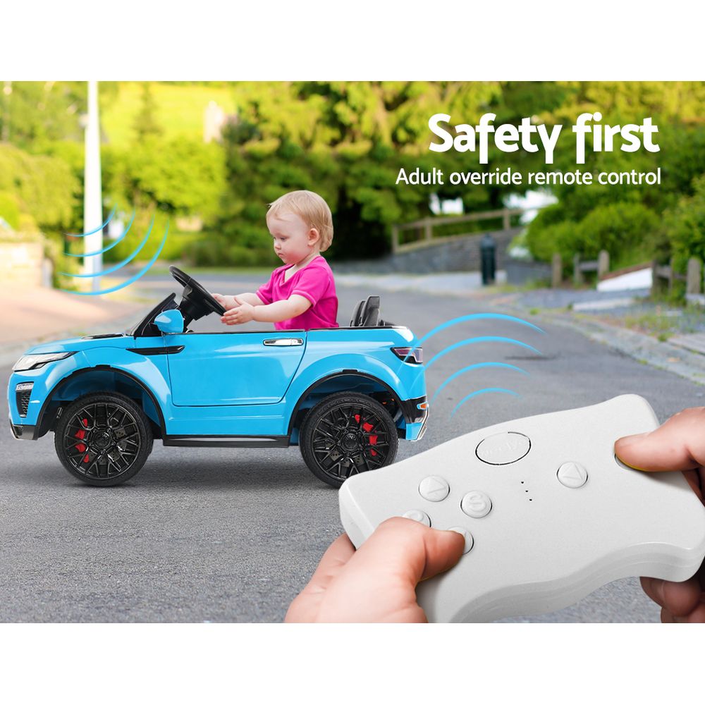 Rigo Kids 12V Electric Ride On Car SUV Blue Remote Control