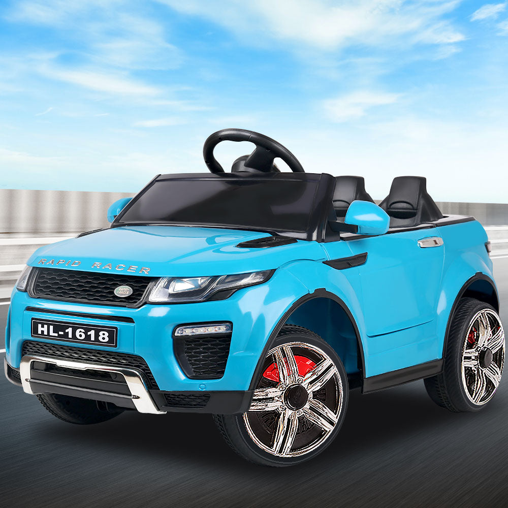 Rigo Kids 12V Electric Ride On Car SUV Blue Remote Control
