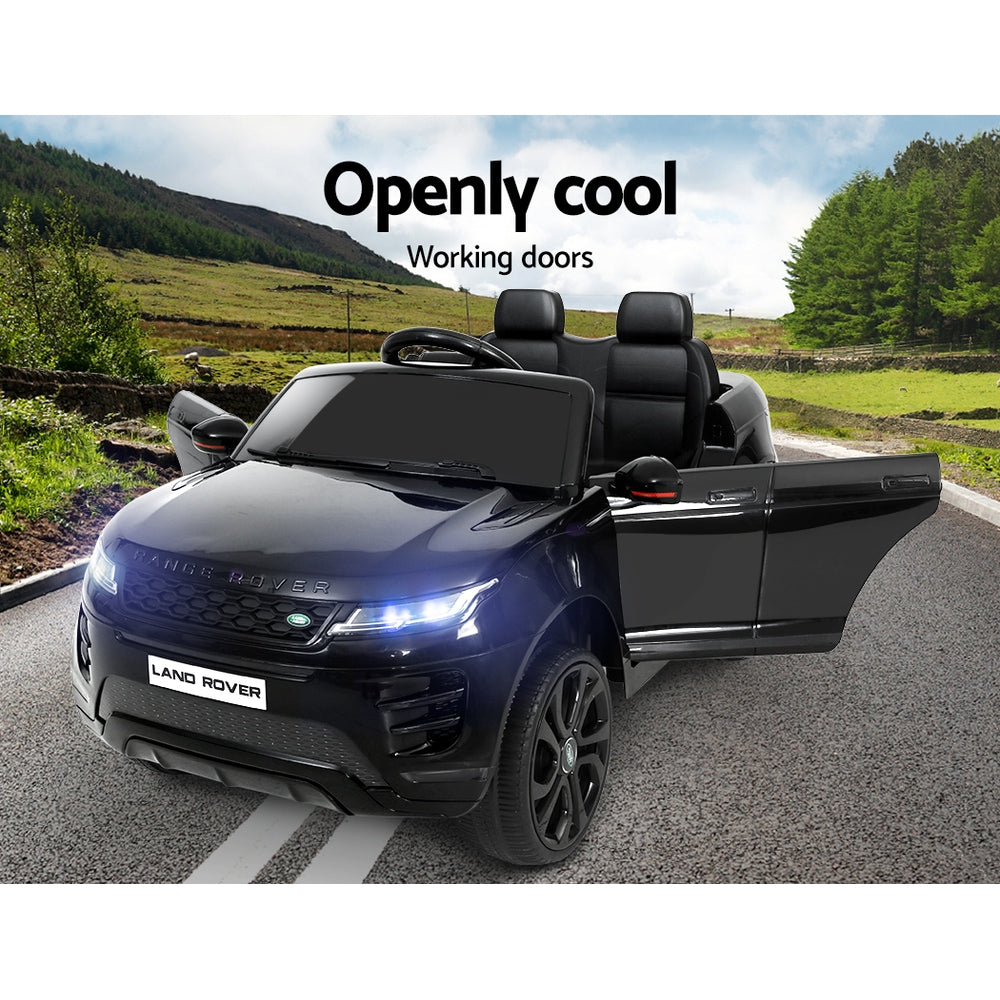 Land Rover Evoque Kids Electric Ride-On Car 12V Remote Black