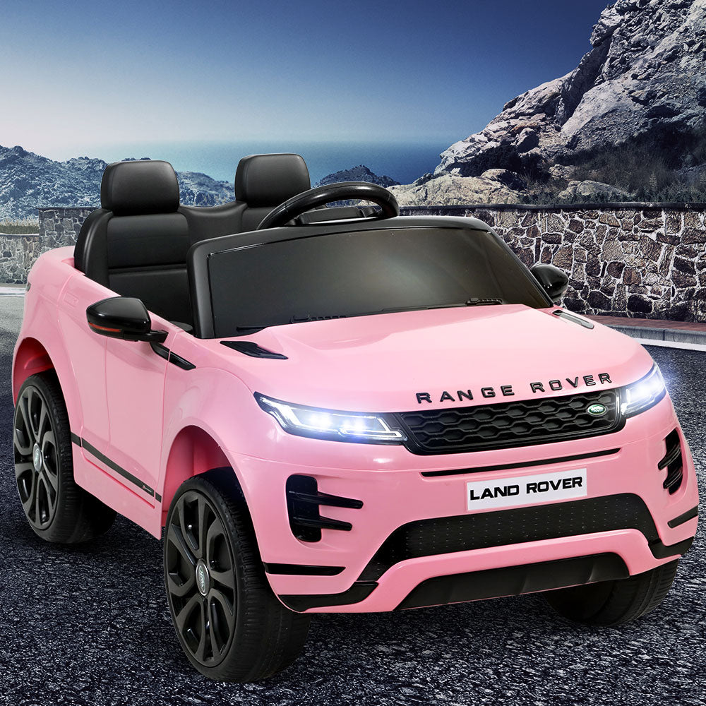 Land Rover Evoque Kids Electric Ride-On Car 12V Remote Pink