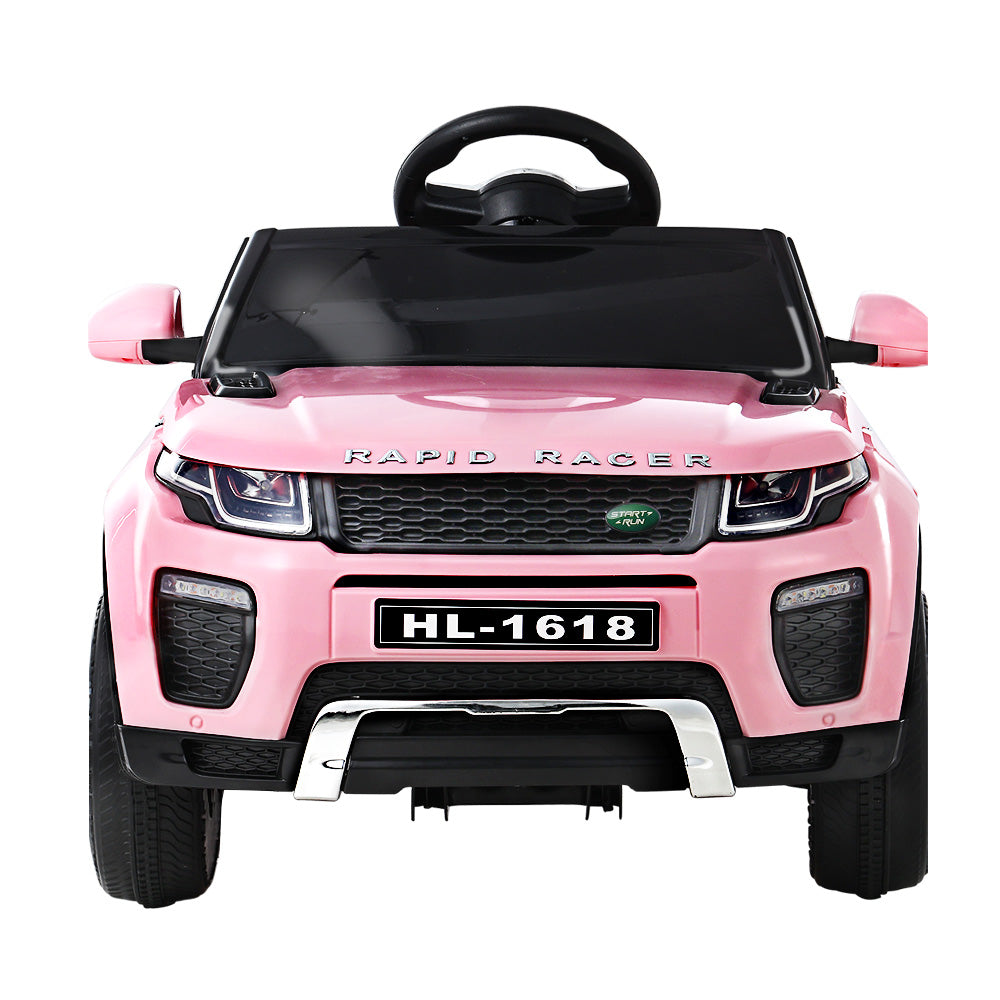 Rigo Kids 12V Electric Ride On Car Pink Remote-Controlled Range Rover-Inspired