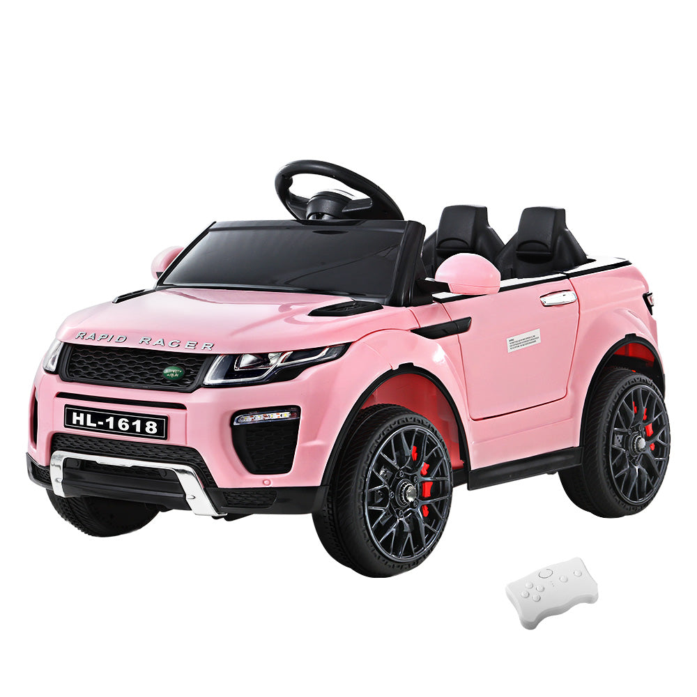 Rigo Kids 12V Electric Ride On Car Pink Remote-Controlled Range Rover-Inspired