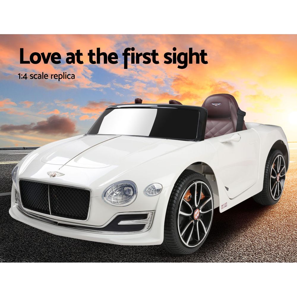 Bentley EXP12 Kids Electric Ride On Car 12V Remote White