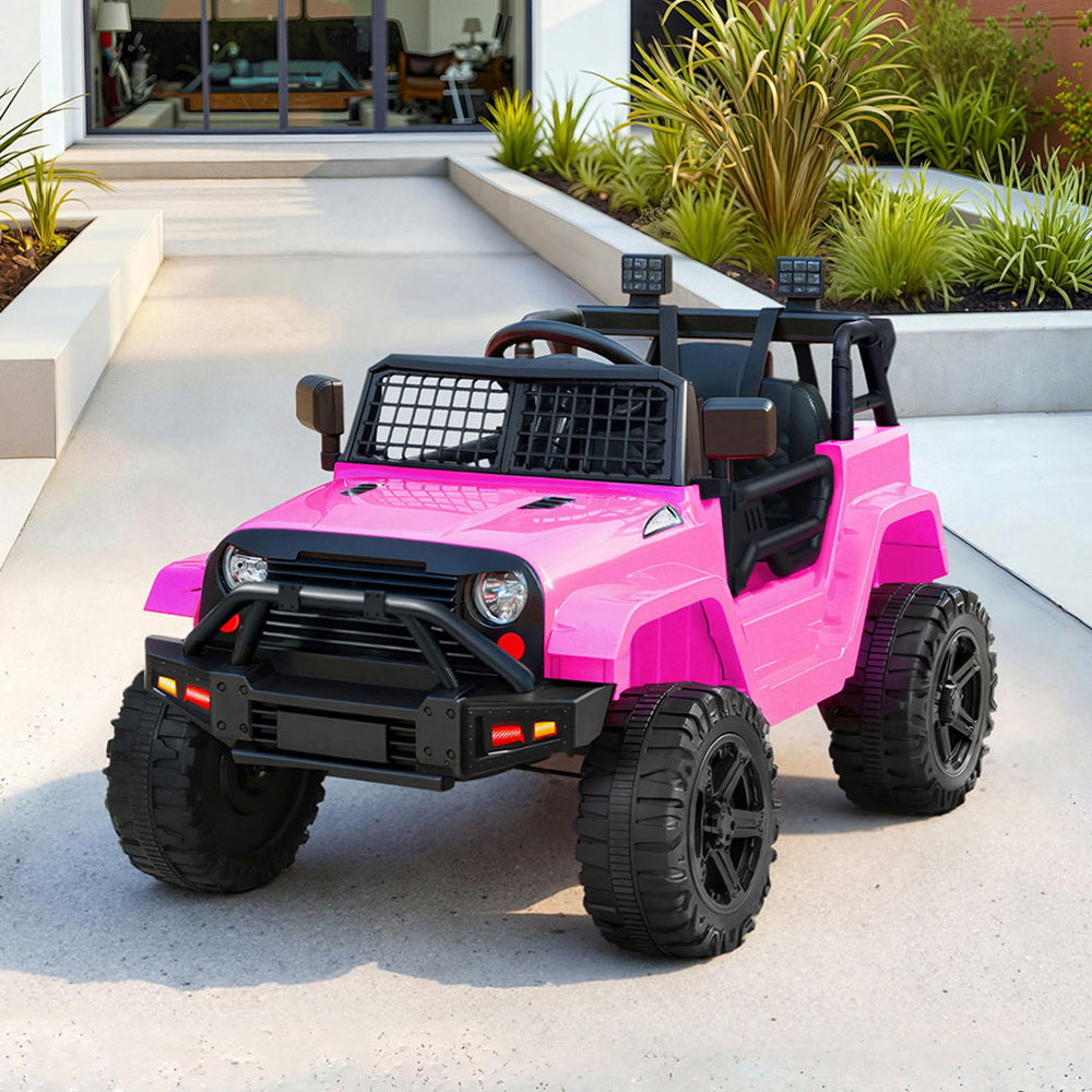 Rigo Kids Electric Ride On Car 12V Remote Control Pink