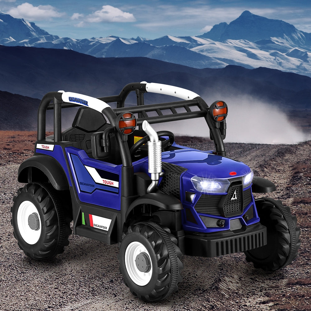 Rigo Kids Electric Ride On Car Off Road Jeep 12V Blue
