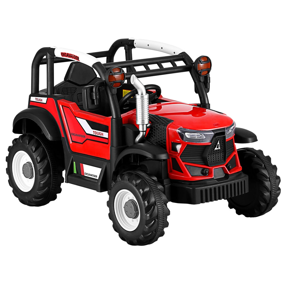 Rigo Kids 12V Electric Ride On Jeep Remote Red