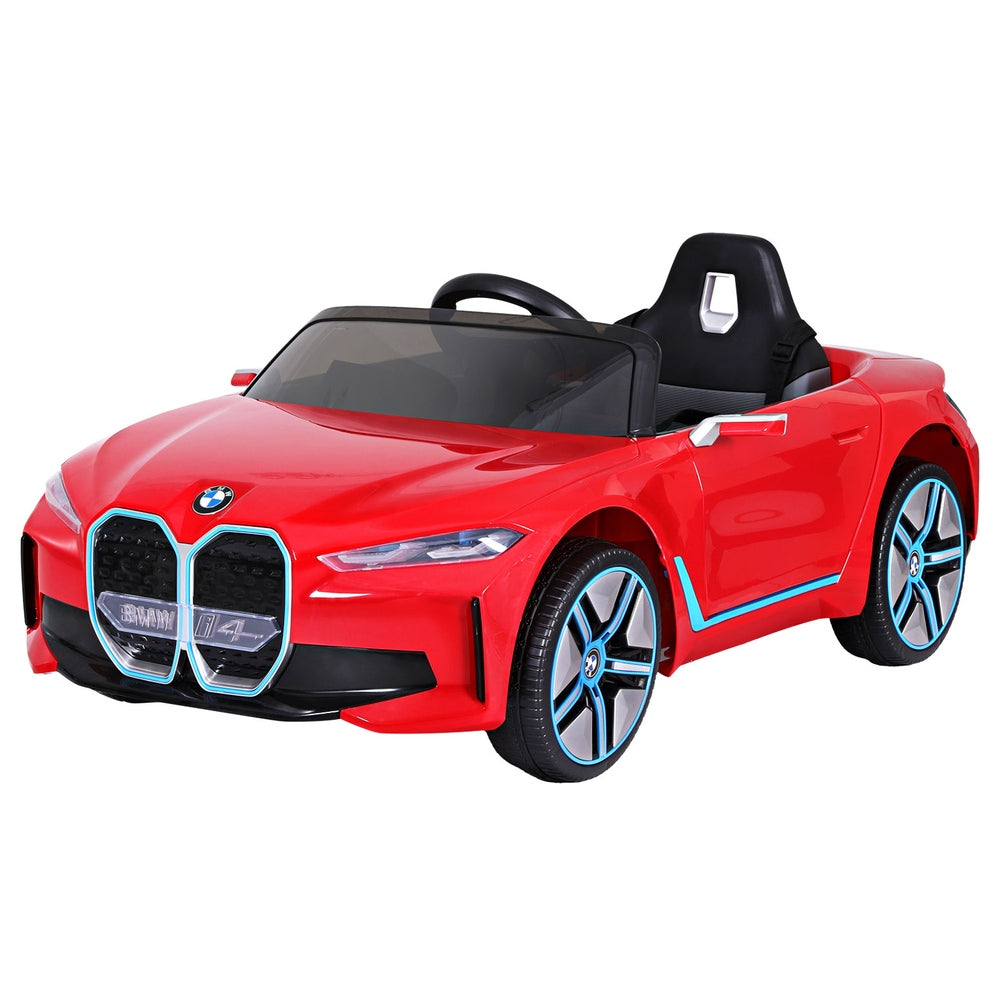 BMW I4 Kids Ride-On Car 12V Electric Remote Control Red