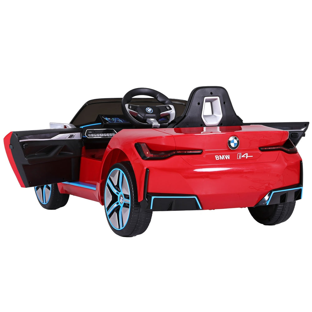 BMW I4 Kids Ride-On Car 12V Electric Remote Control Red