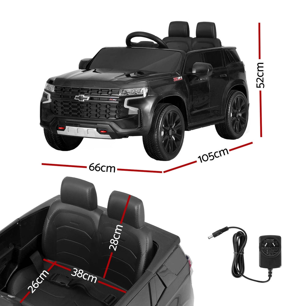 Chevrolet Tahoe Kids Ride On Car 12V Electric Black