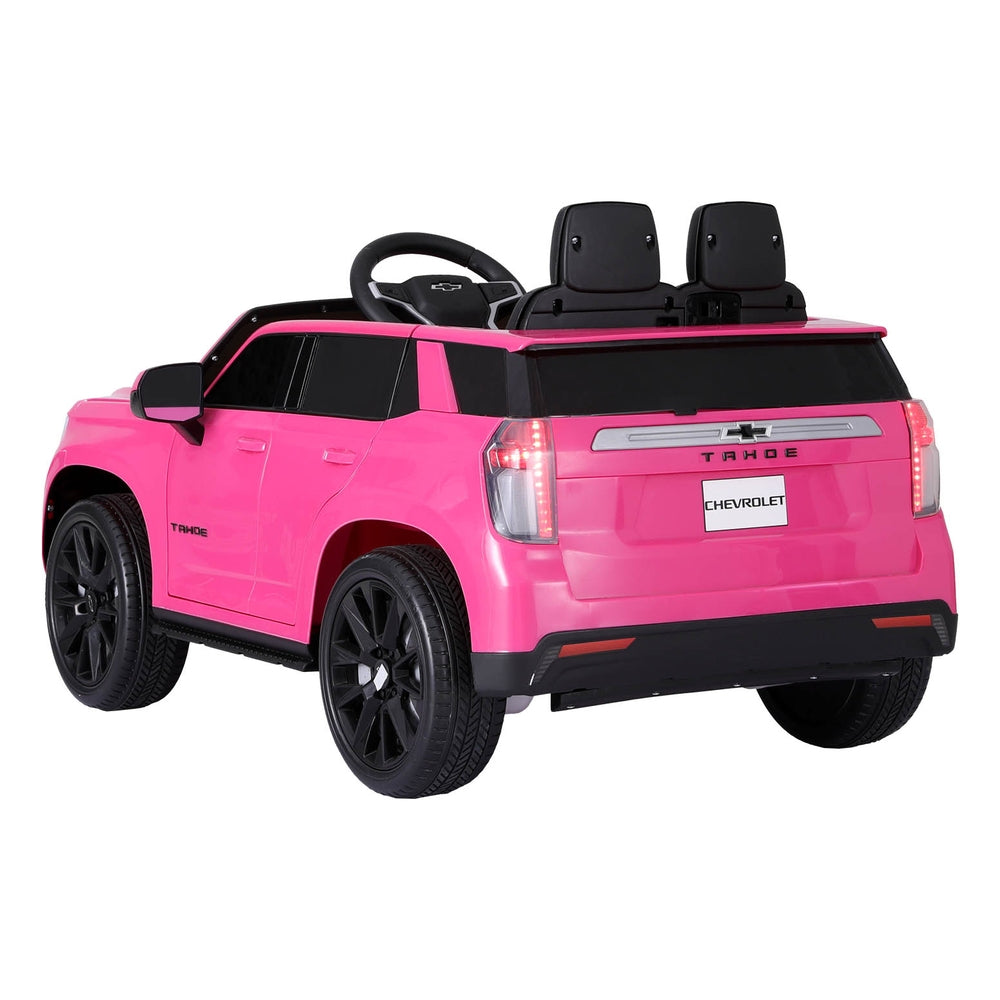 Chevrolet Tahoe Kids Ride On Car 12V Electric Pink