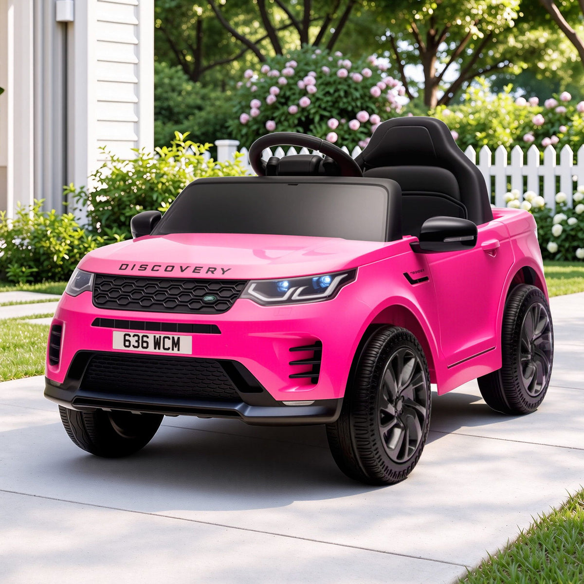 Land Rover Kids Ride On Car 12V Electric Remote Control Pink