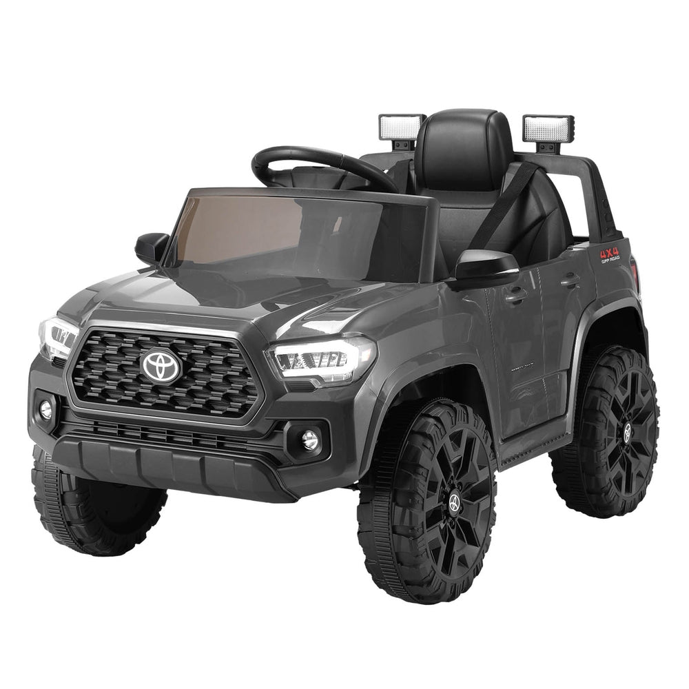 Toyota Tacoma Kids Electric Ride-On Car 12V Grey