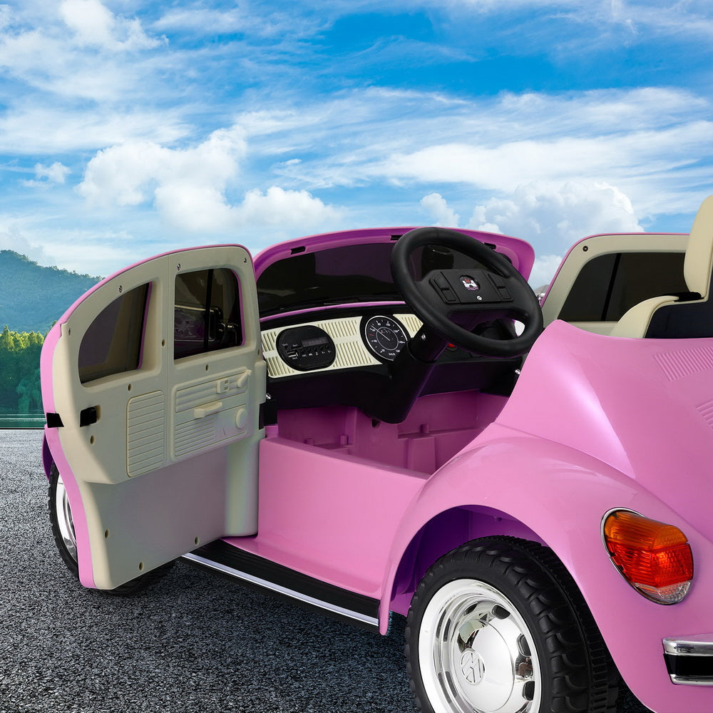 Volkswagen Beetle Kids Ride On Car Electric 6V Pink
