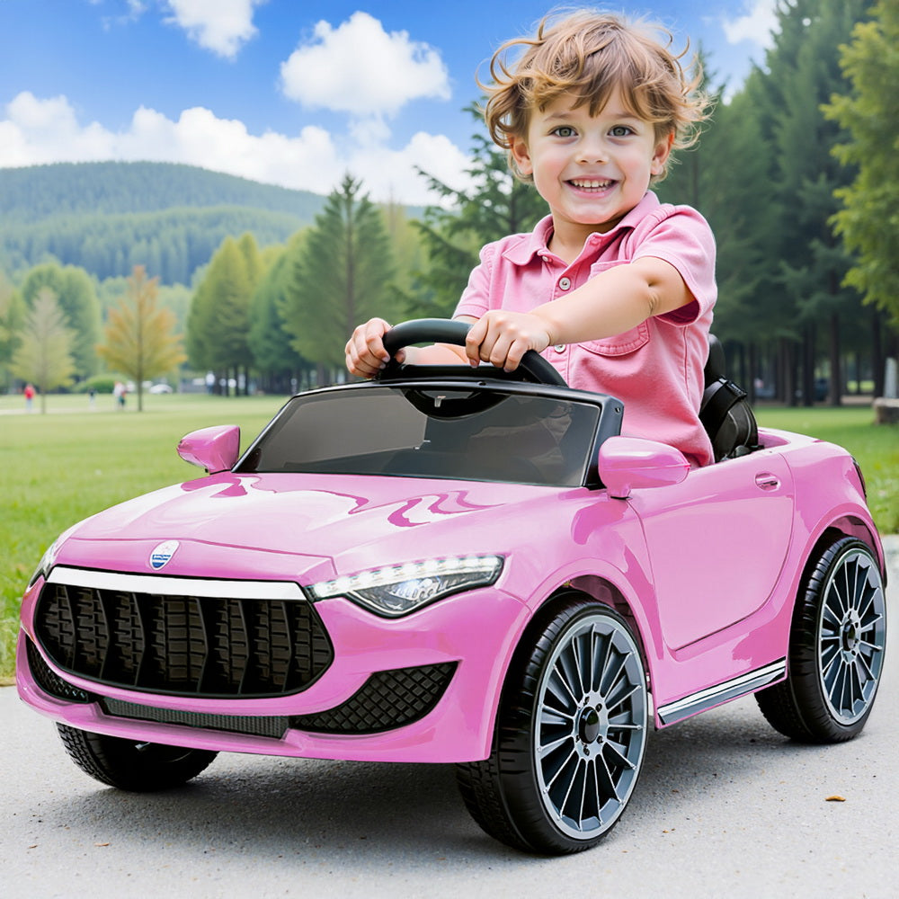 Rigo Kids 12V Electric Ride On Car Pink Remote Control