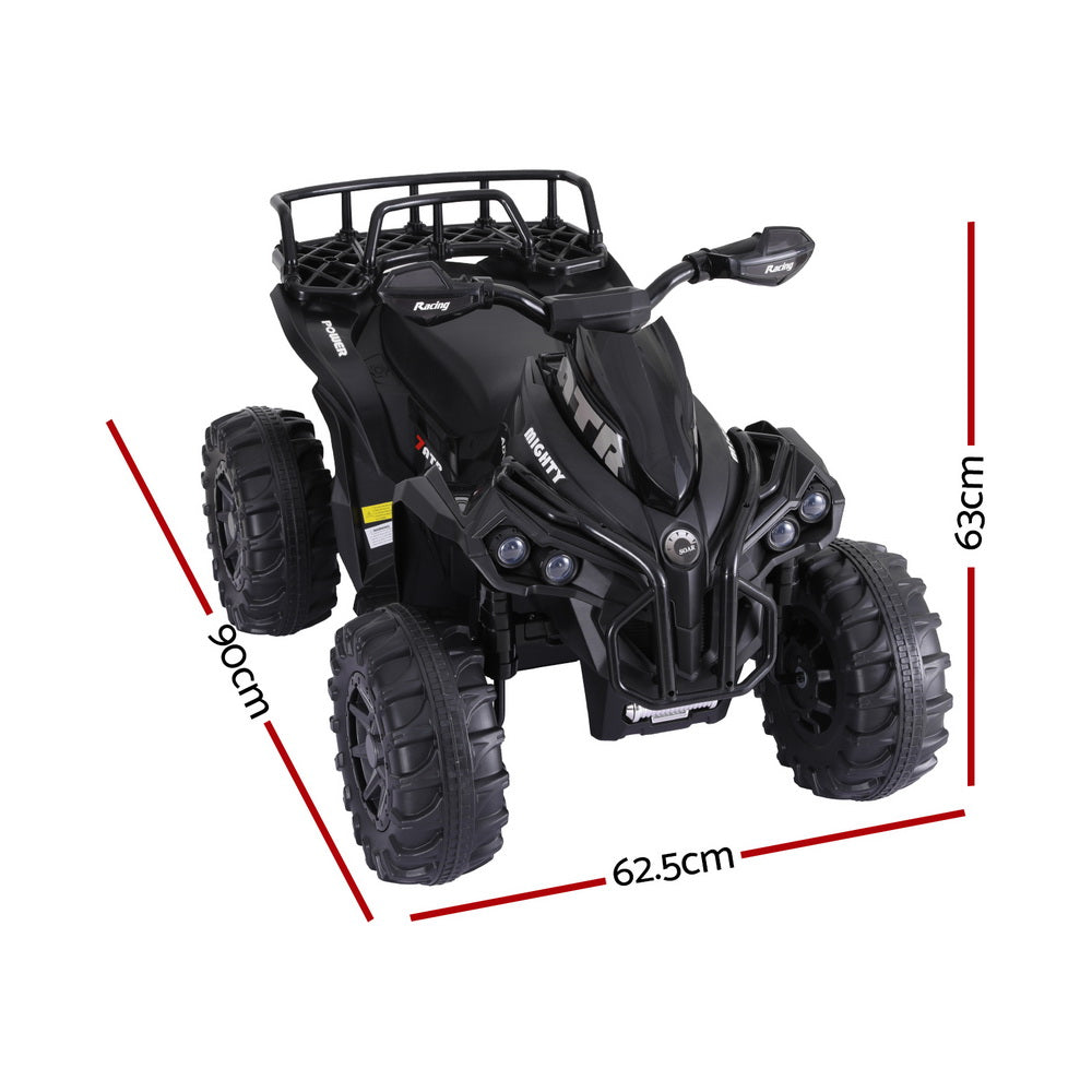 Rigo 12V Kids Electric ATV Quad Bike Black