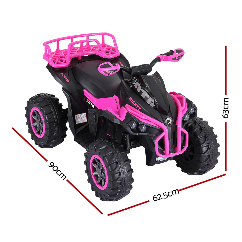 Rigo 12V Kids Ride-On ATV Quad Motorbike Pink