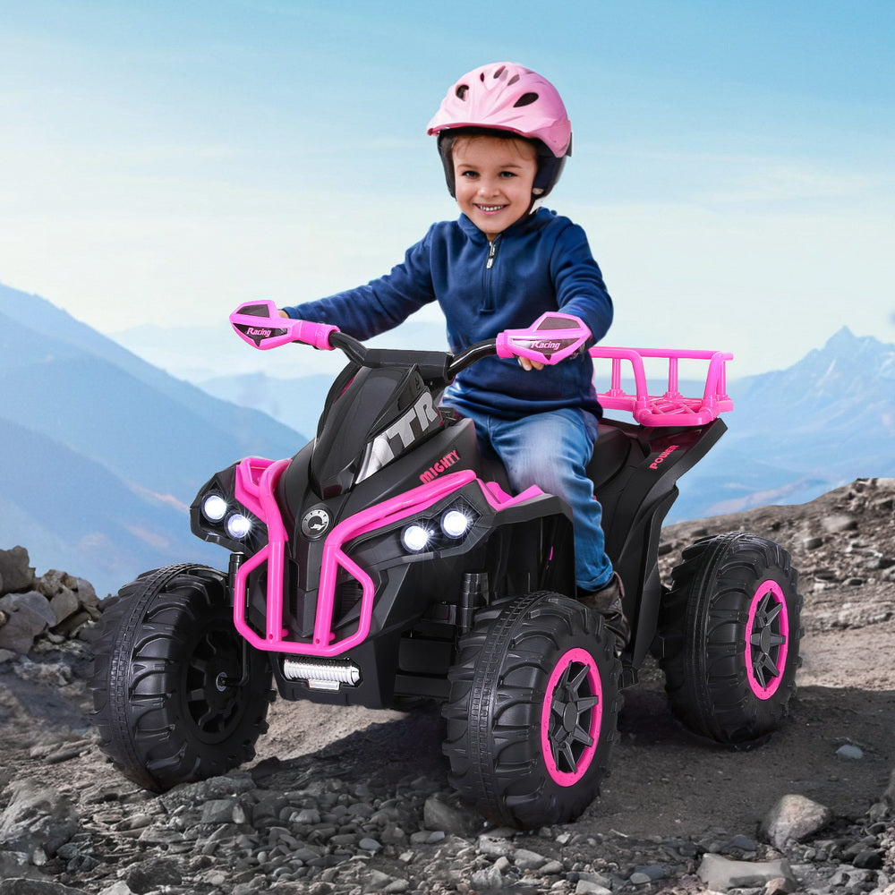 Rigo 12V Kids Ride-On ATV Quad Motorbike Pink