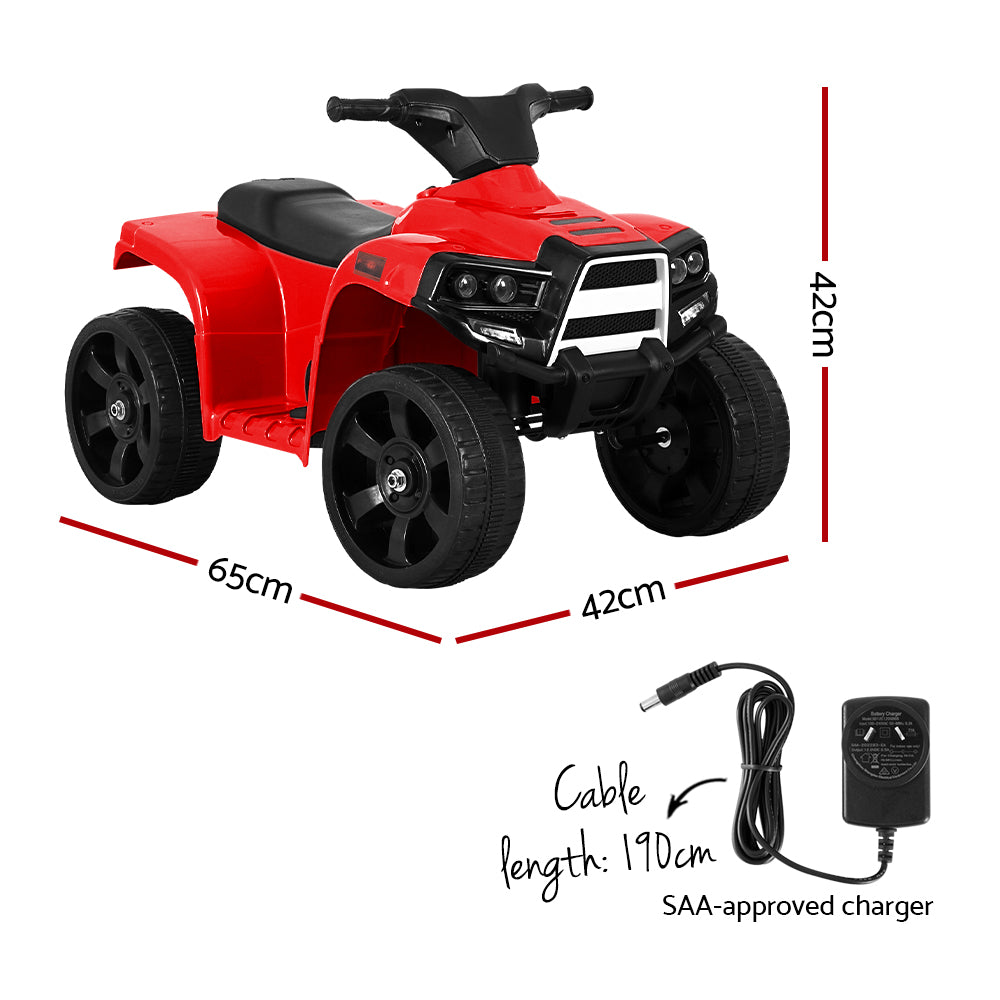Rigo Kids Electric ATV Quad Bike Red