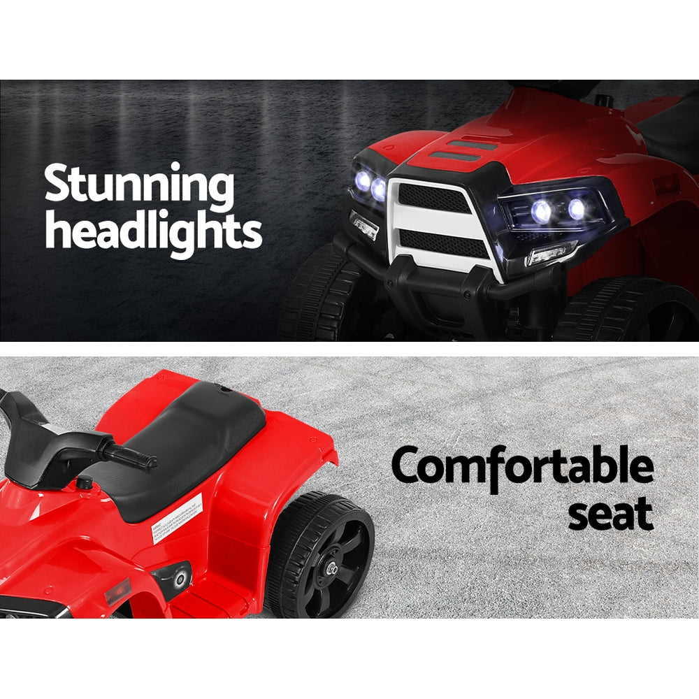 Rigo Kids Electric ATV Quad Bike Red
