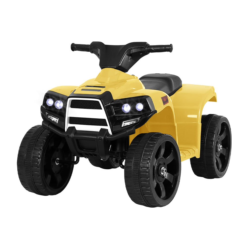 Rigo Kids Electric ATV Quad Bike Yellow 4-Wheeler