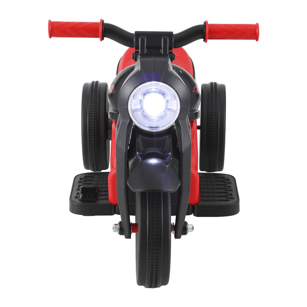 Rigo Kids Electric Ride-On Motorbike 6V Red with Bubble Maker
