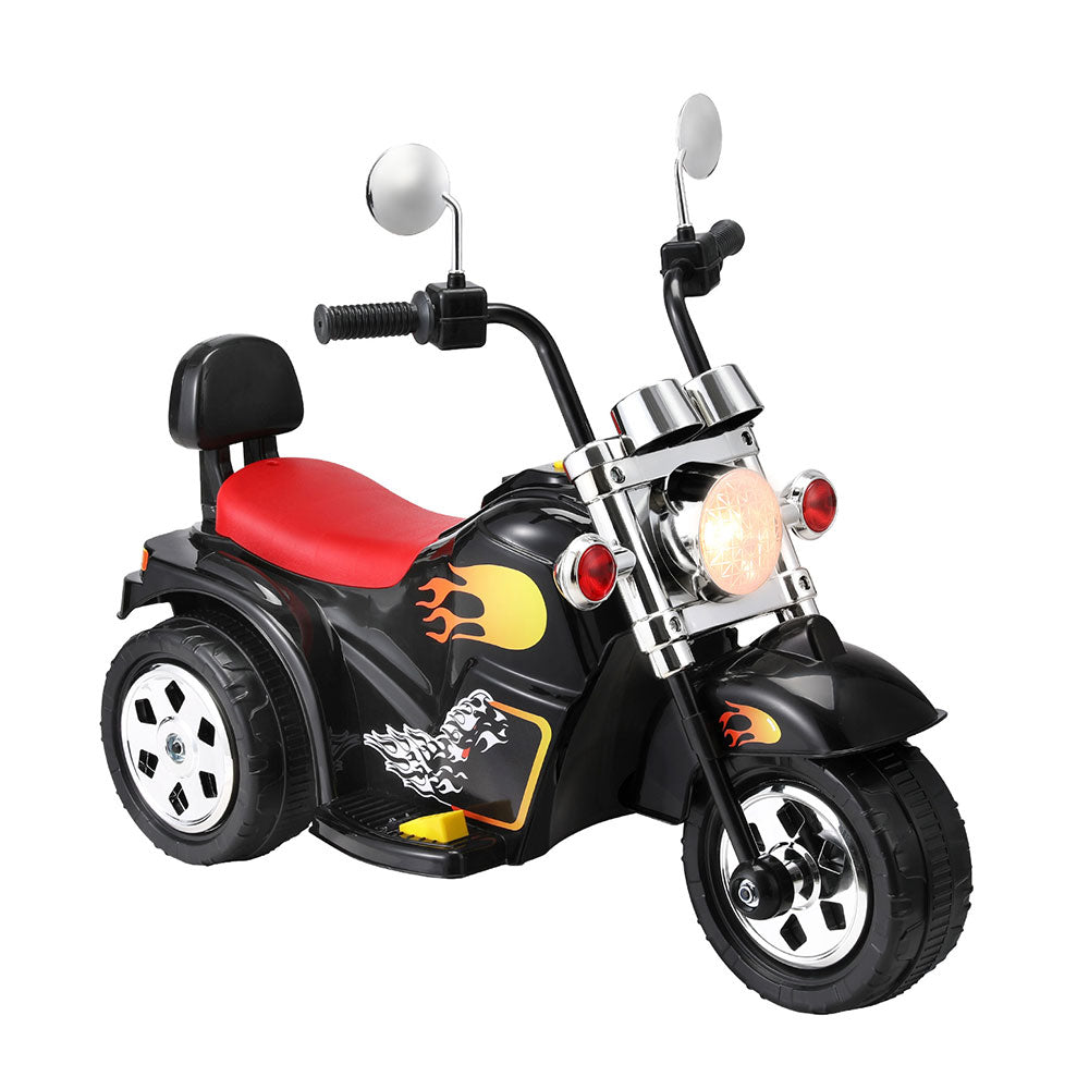 Rigo Kids Electric Ride On Motorbike 6V Black