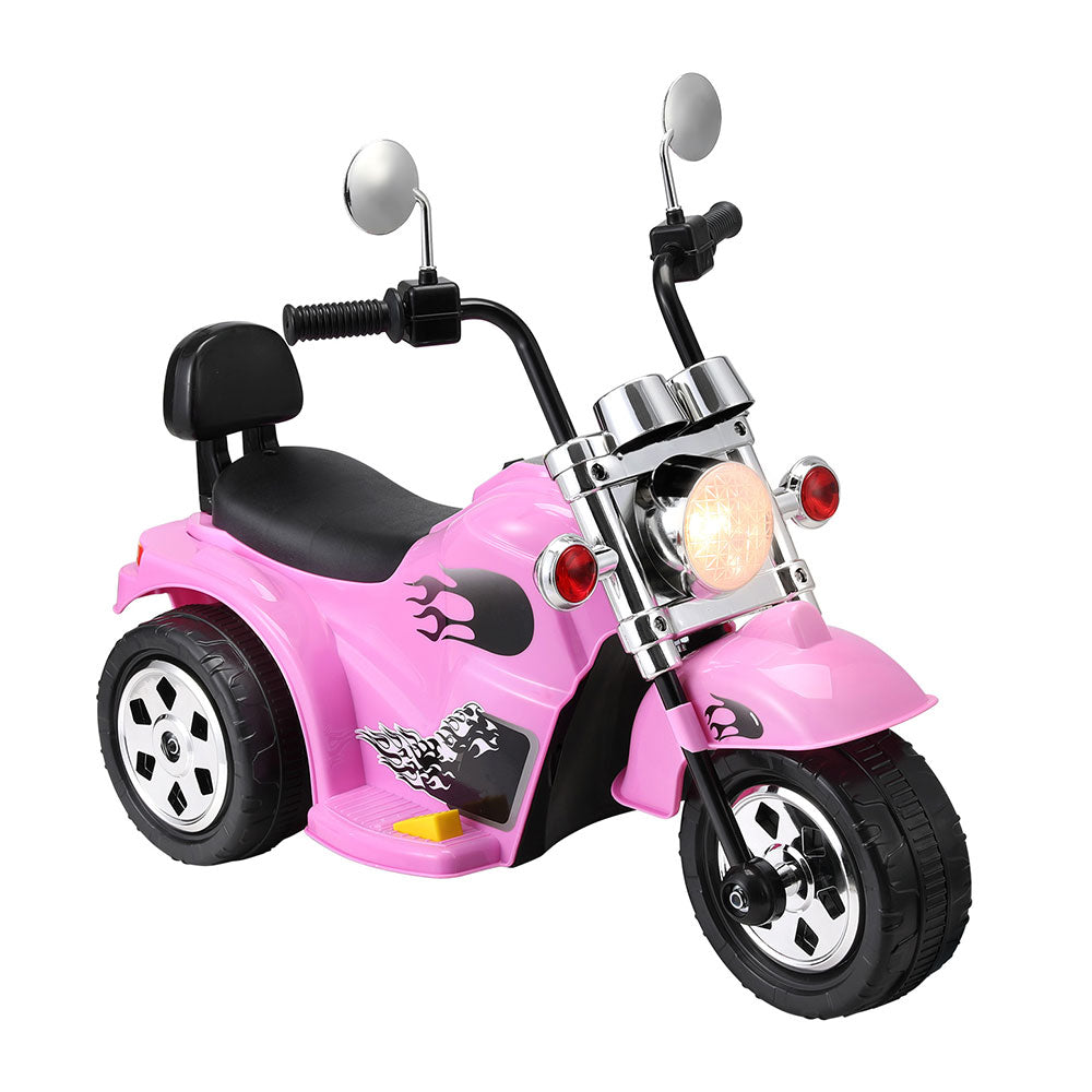 Rigo Kids 6V Electric Ride-On Motorbike Pink