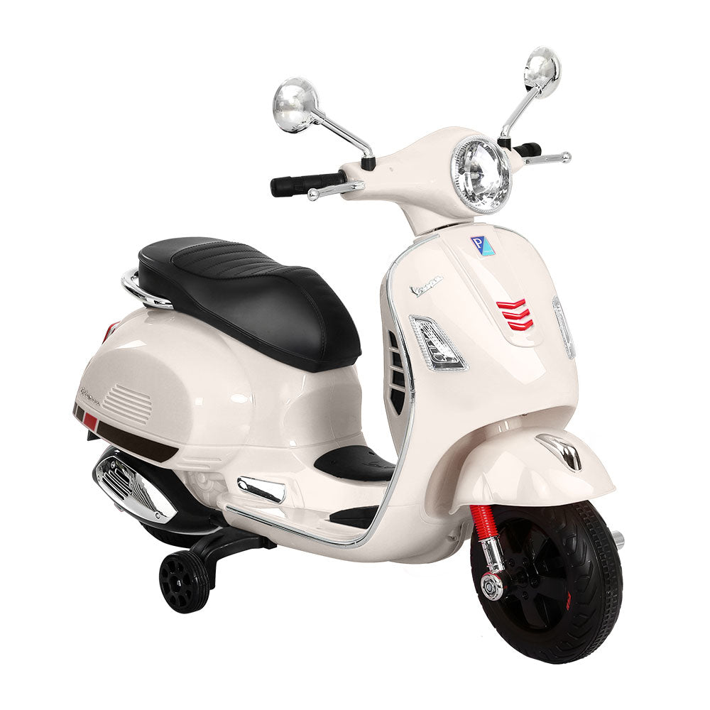 Vespa GTS Kids Electric Ride-On Motorbike White