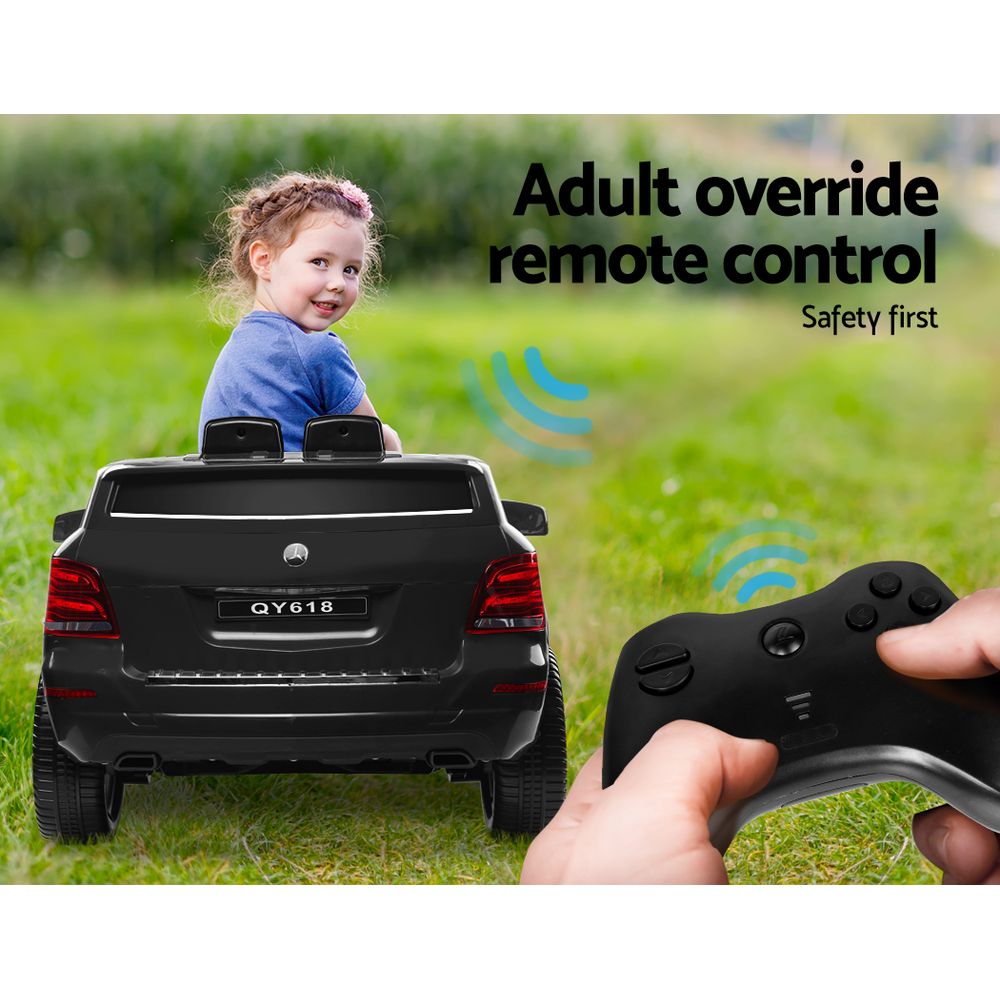 Rigo Kids Electric Ride-On SUV Mercedes-Benz ML450 Remote 12V Black
