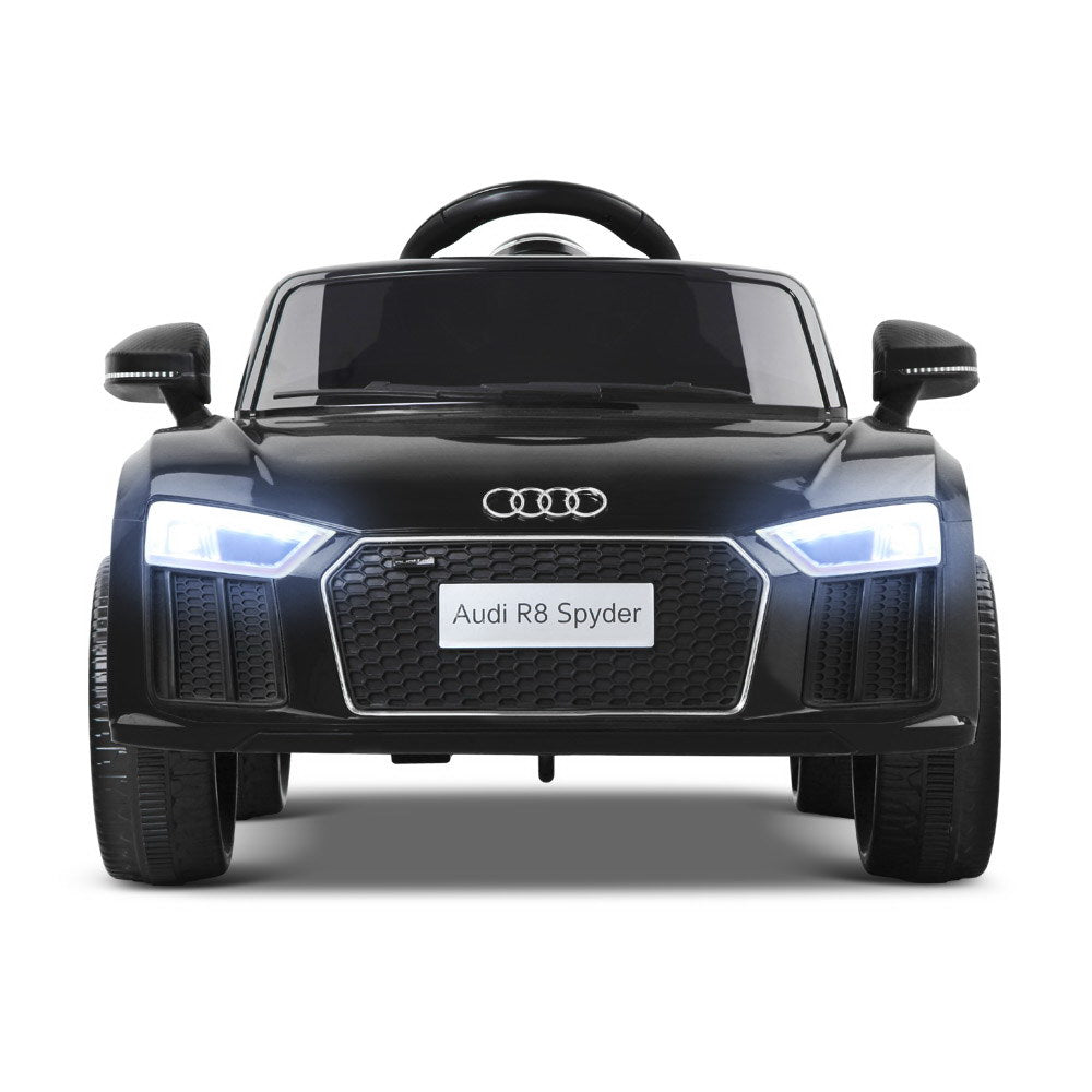 Audi R8 Spyder Kids Ride-On Car Electric Black