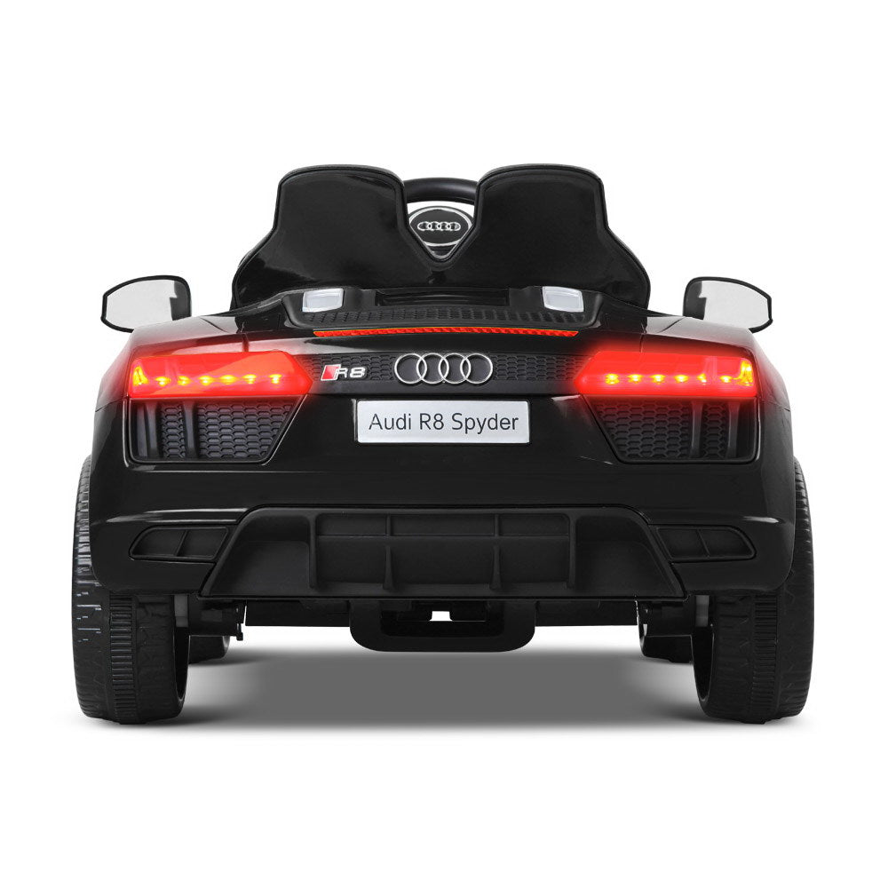 Audi R8 Spyder Kids Ride-On Car Electric Black