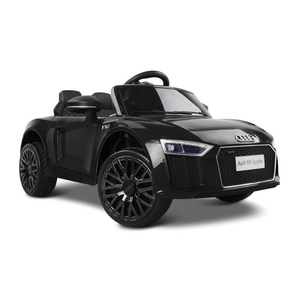Audi R8 Spyder Kids Ride-On Car Electric Black