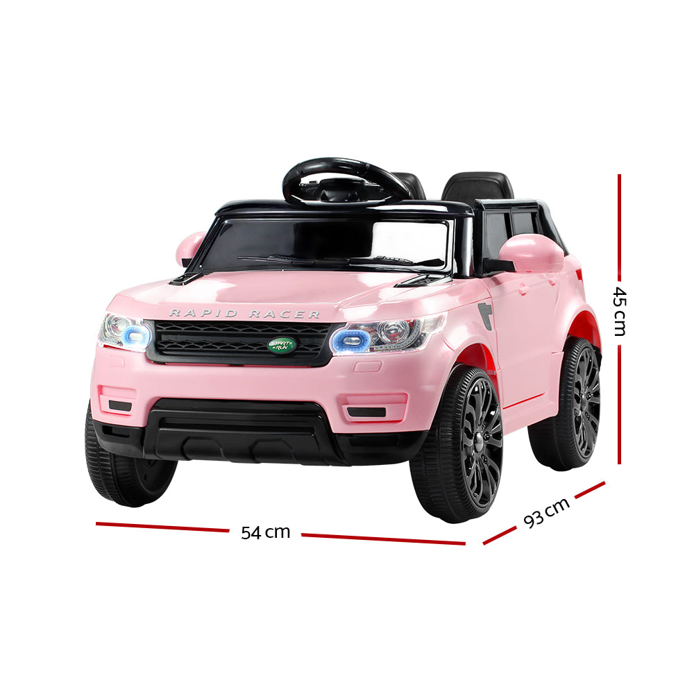 Rigo Kids Electric Ride On SUV 12V Pink Remote Control