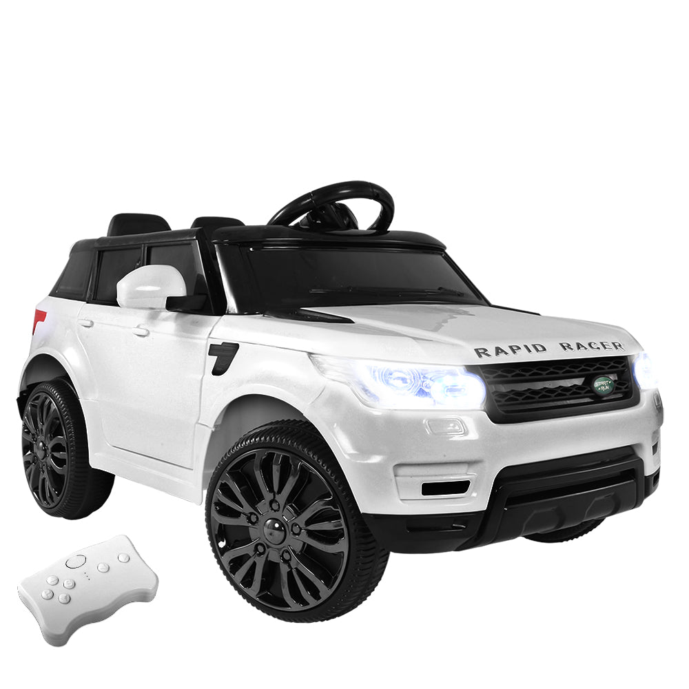 Rigo Kids Electric Ride-On SUV 12V Remote White