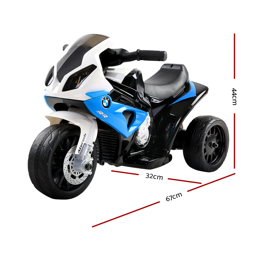 BMW S1000RR Kids Electric Ride-On Police Motorcycle Blue