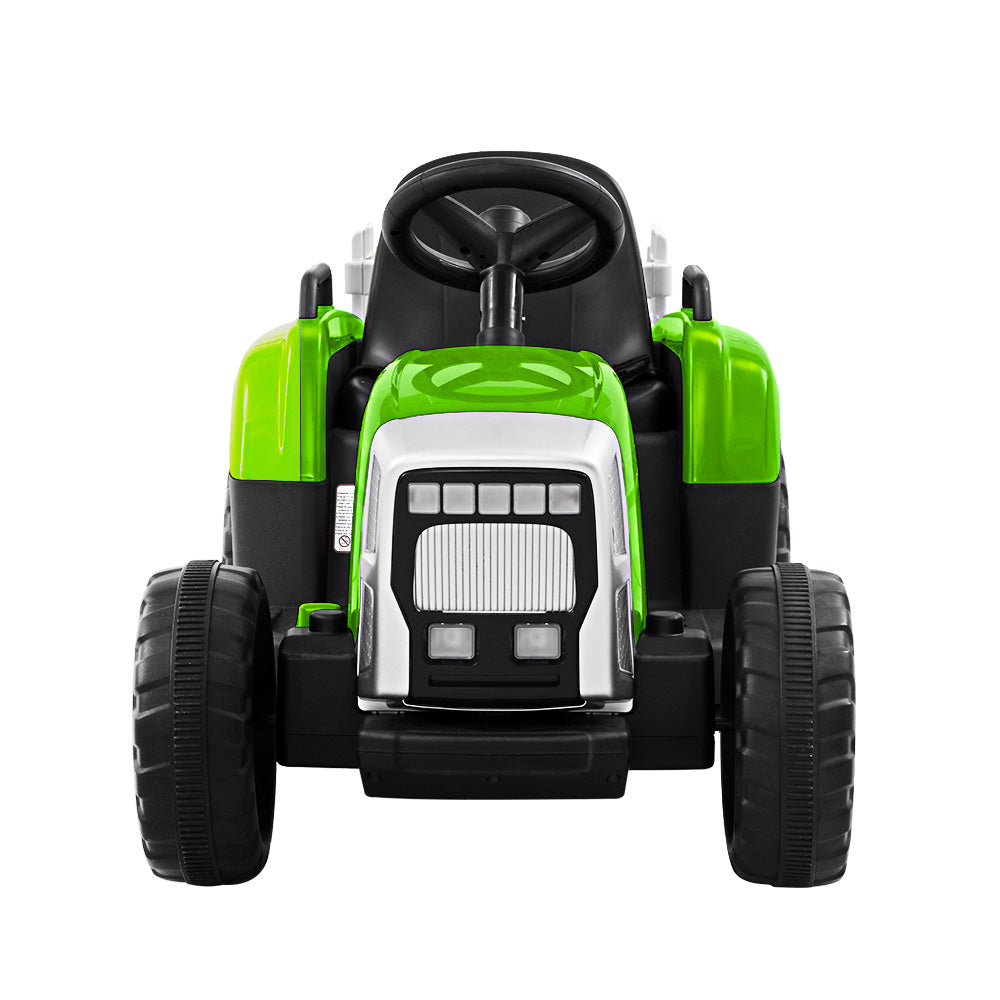 Rigo 12V Electric Ride-On Tractor Toy Kids Green